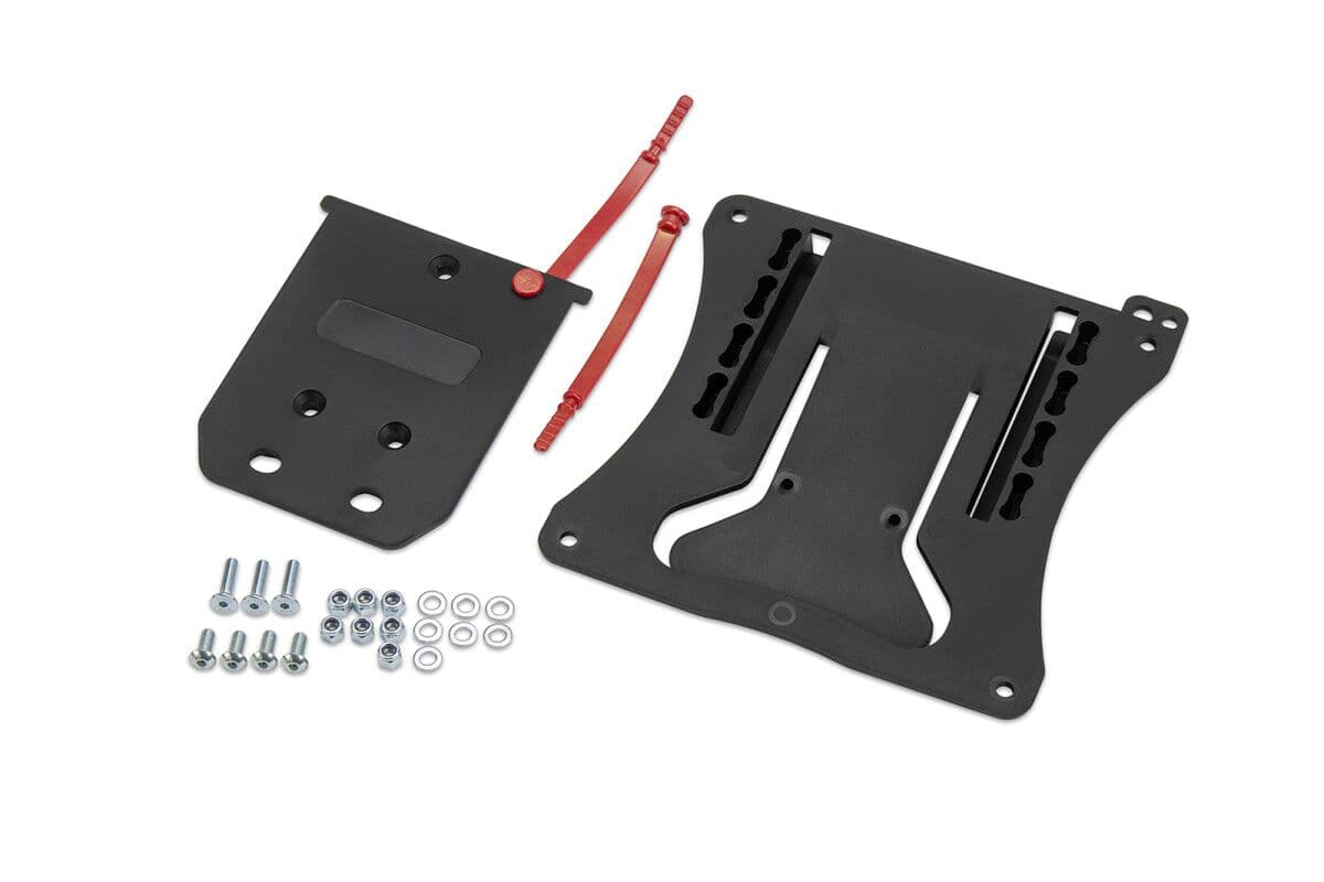 Quick release license plate holder