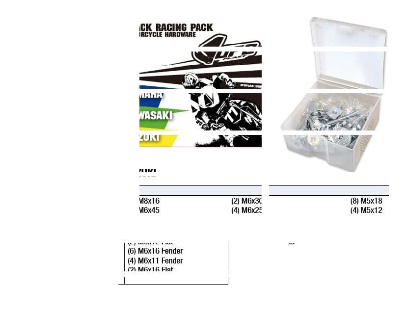Track Racing Pack Hardware Sets
