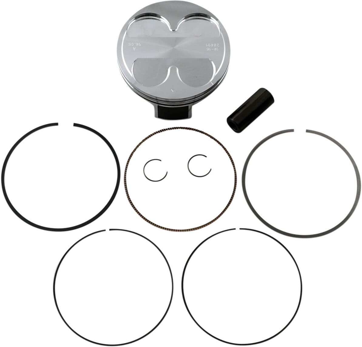 Piston Kit Cast Replica for 2 Stroke