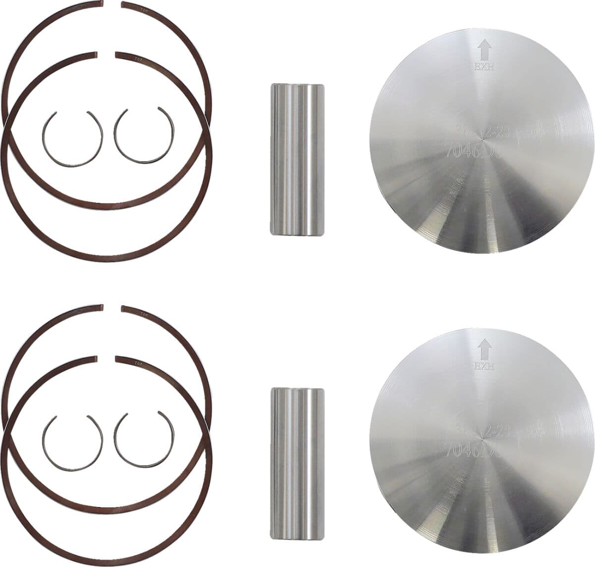 PISTON KIT STD SKIDOO 76.37 OV