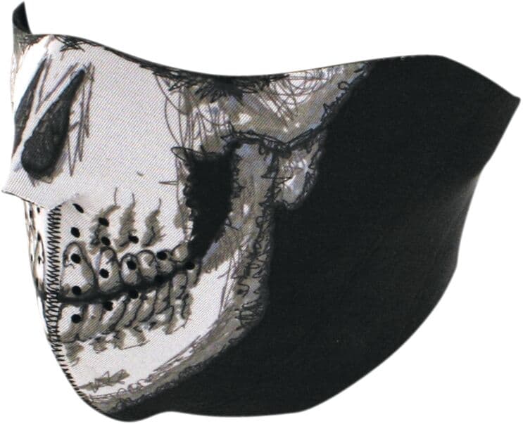 Neoprene Half Mask Black| Gray