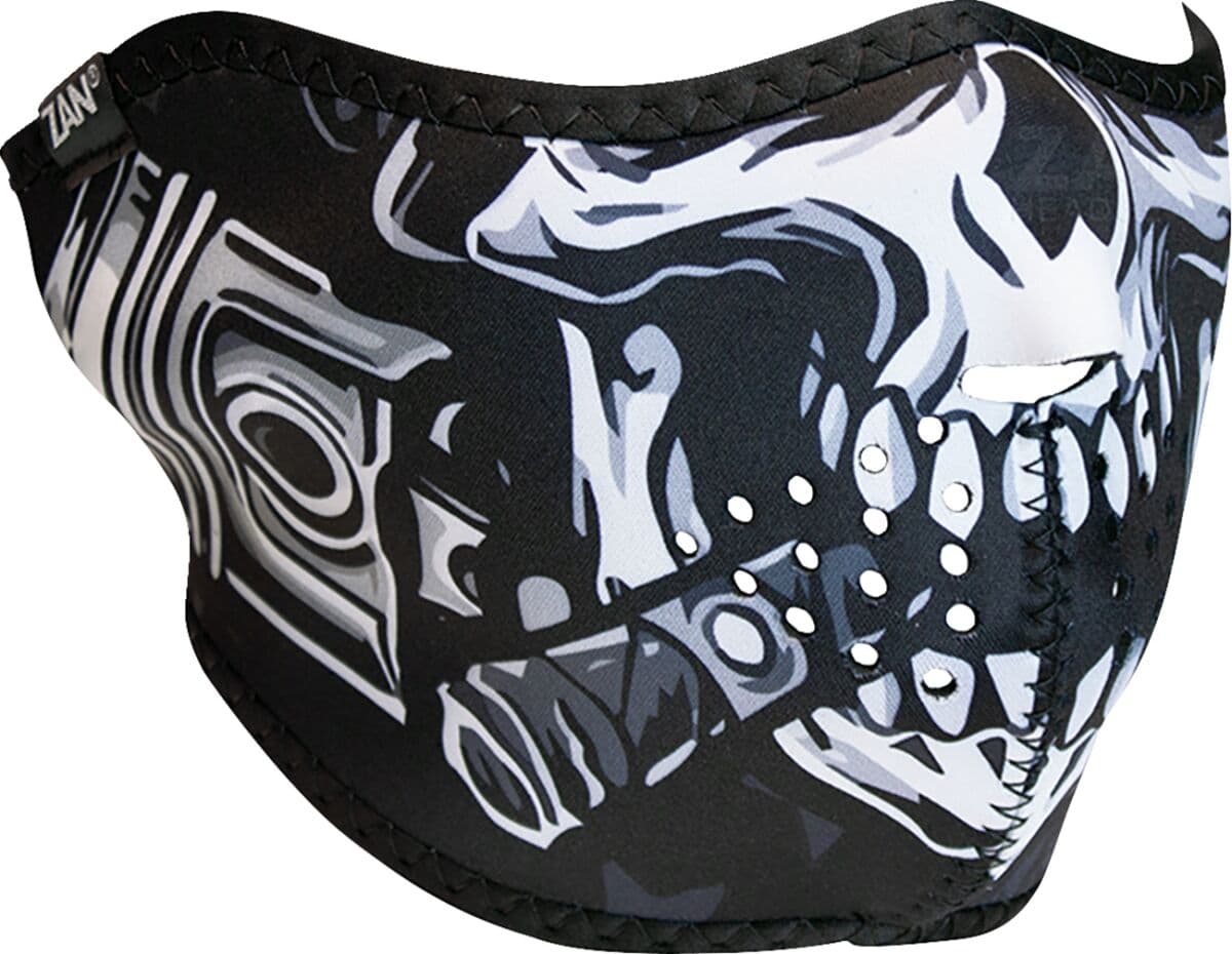 Neoprene Half Mask Black| White