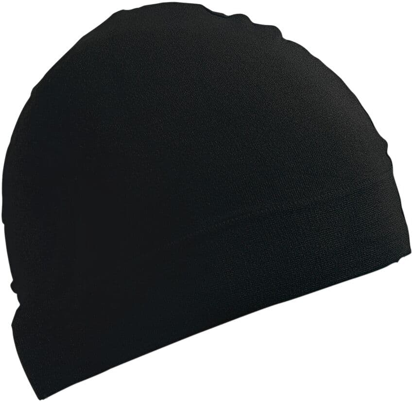 Nylon Dome Skull Cap Black