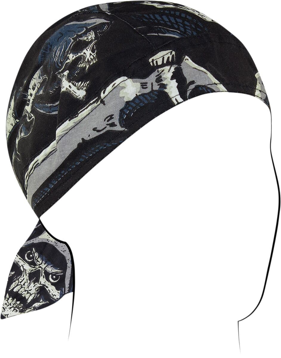 Flydanna® Cotton Headwrap Black
