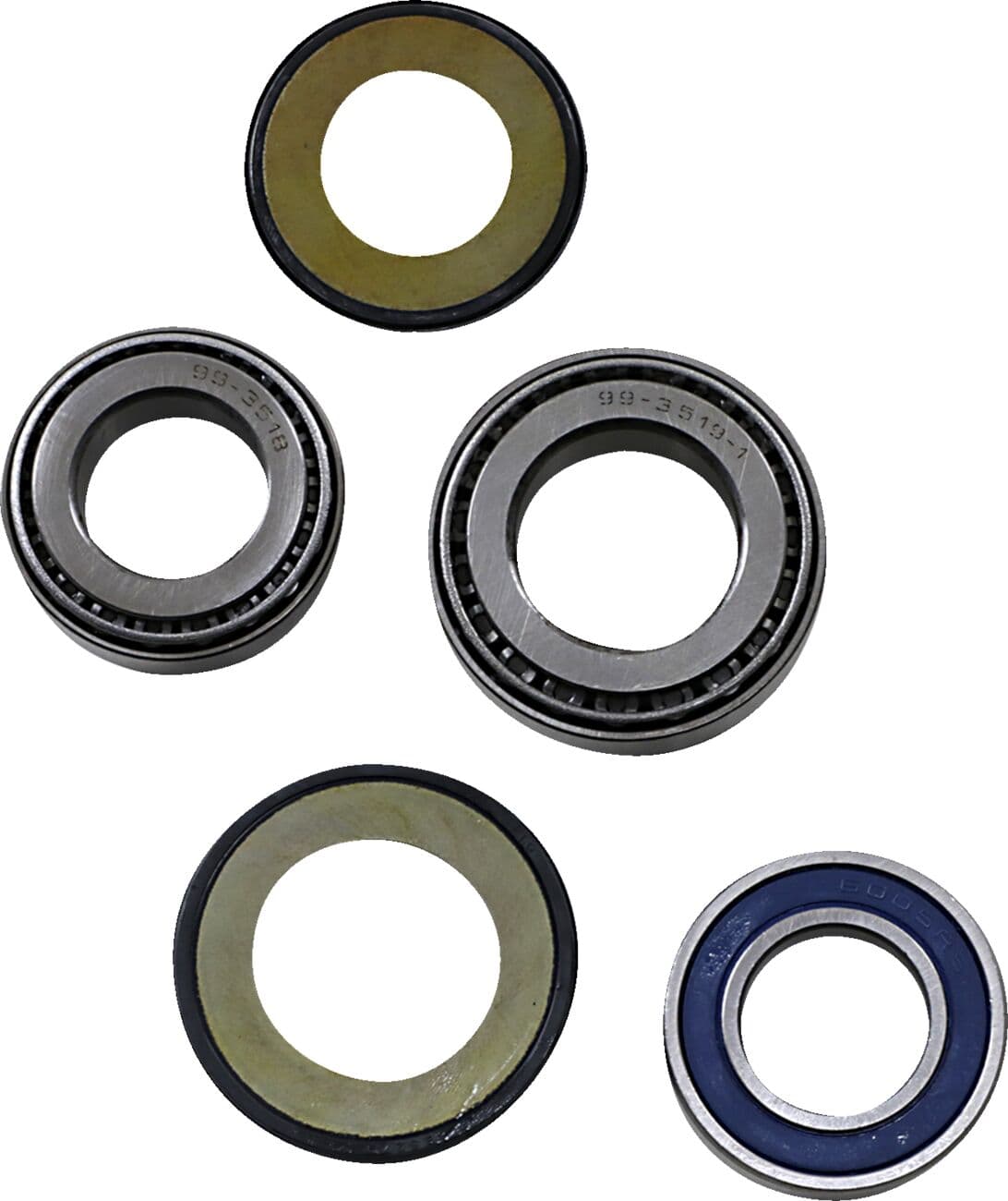 Steering Stem Tapered Roller Bearings and Seals Kit