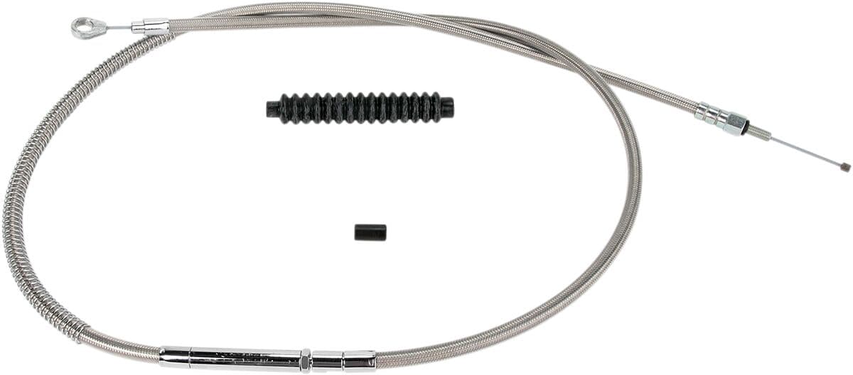 High-Efficiency Stainless Steel Clutch Cable for Harley-Davidson Silver