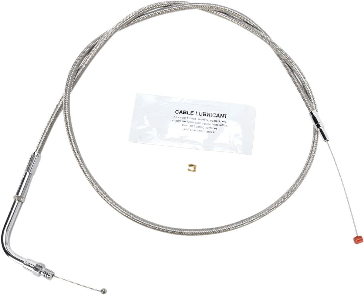 Stainless Steel Throttle/Idle Cable Silver