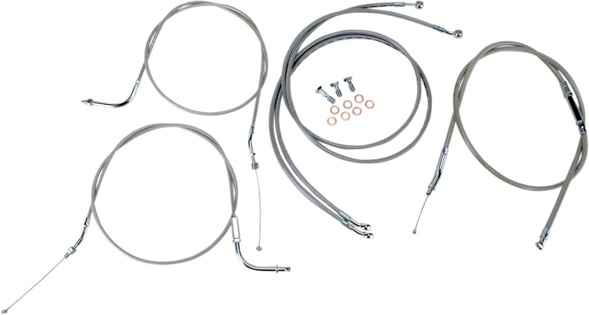 Stainless Handlebar Cable/Line Kit