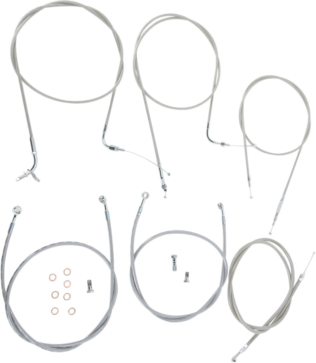 Stainless Handlebar Cable/Line Kit