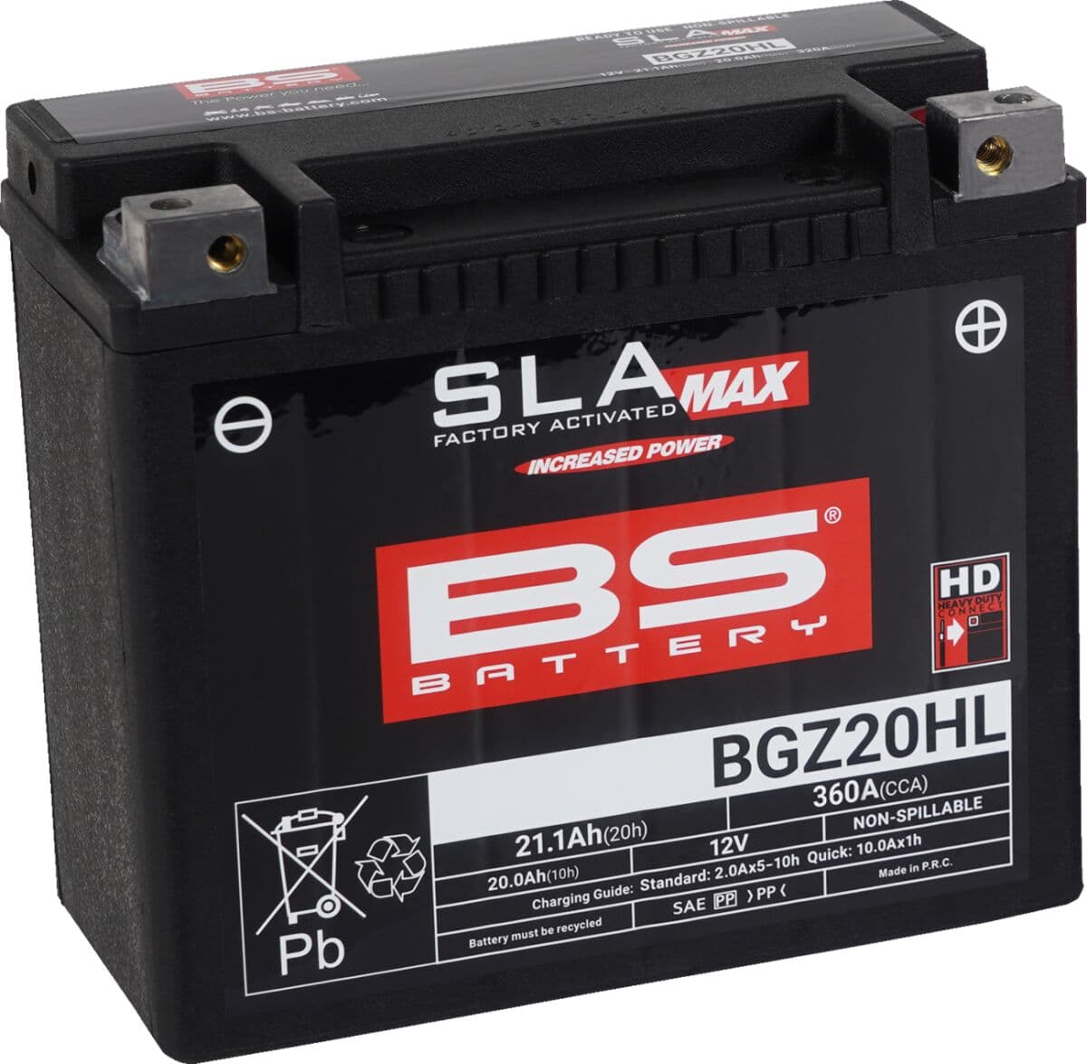 SLA MAX Factory- Activated AGM Maintenance-Free Battery