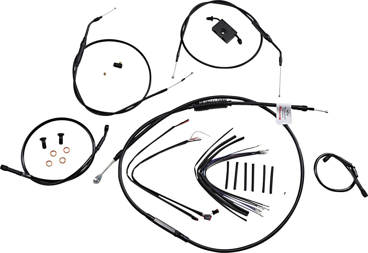 Extended Handlebar Cable and Brake Line Kit for Sportsters with ABS