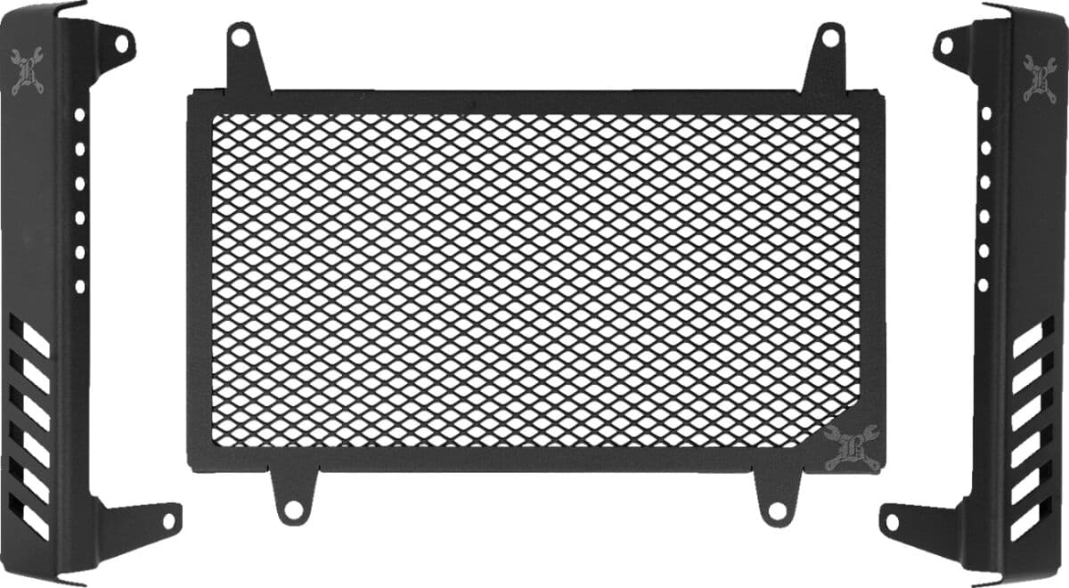 Protector radiator cu tăiere oblică