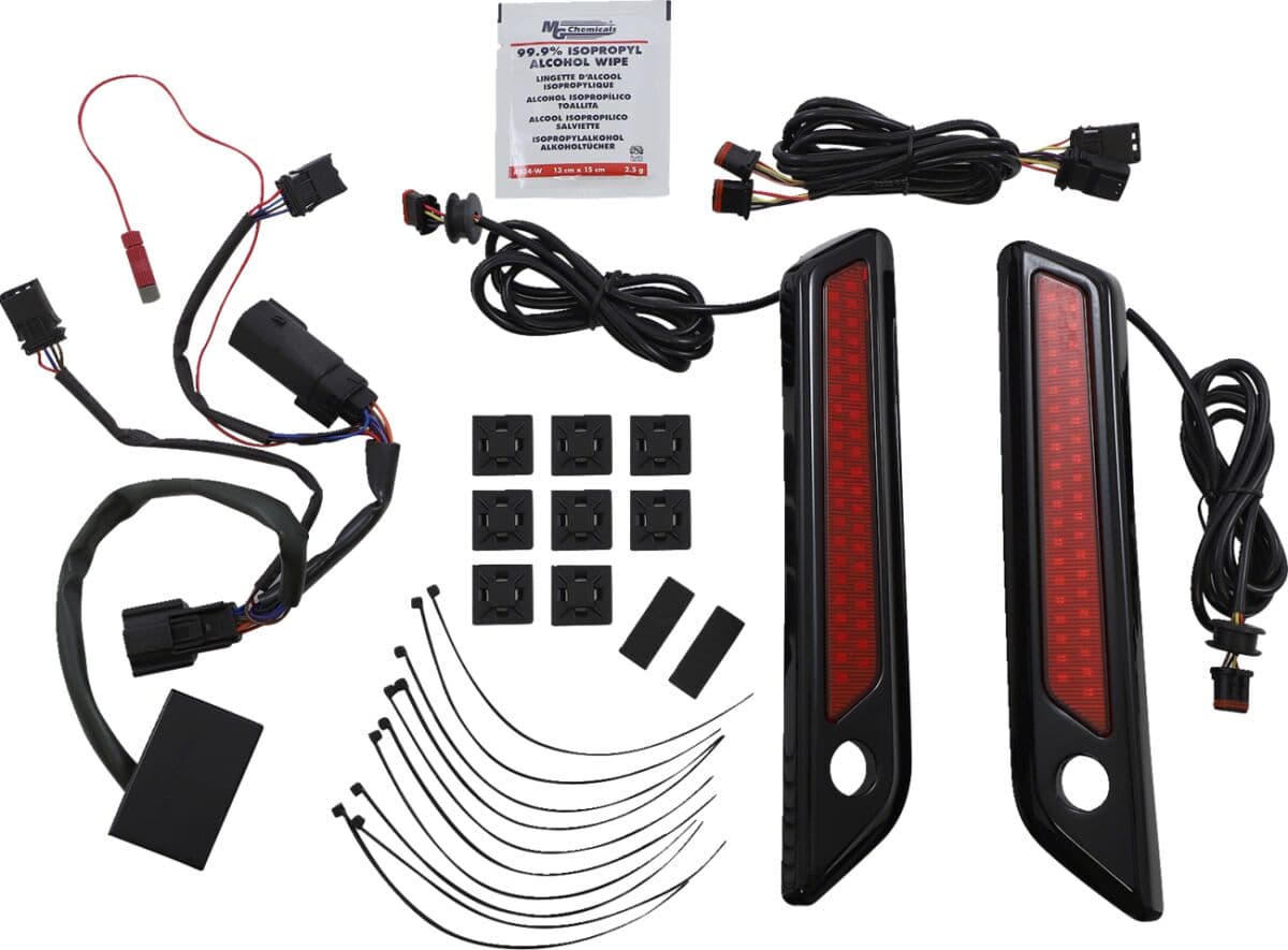 Saddlebag Latch Dual Color Accent Lights