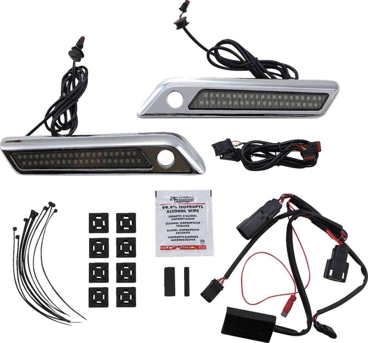 Saddlebag Latch Dual Color Accent Lights