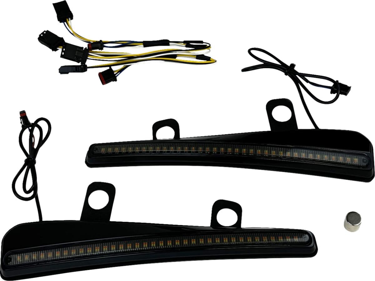 LED Windshield Trim with Turn Signals