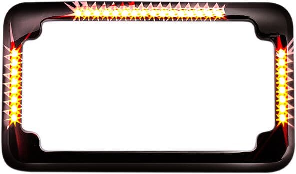 Slick Signals Flat License Plate Frame