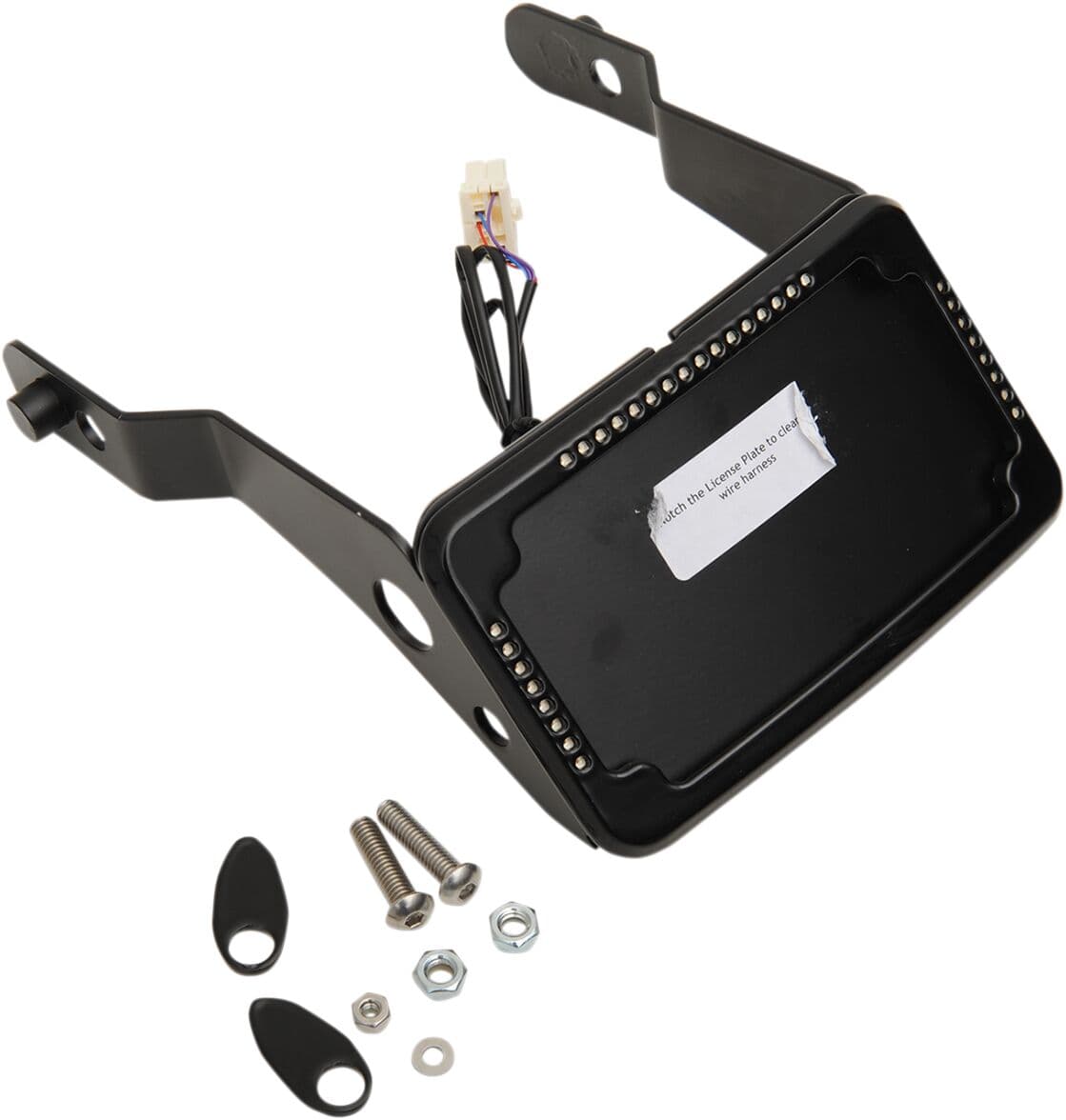 Curved License Mount with Frame