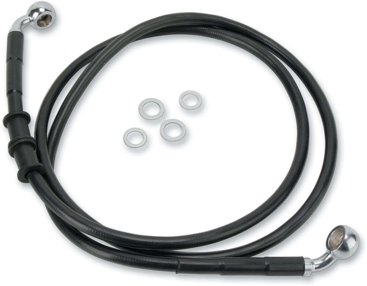 Extended Length Black Vinyl Brake Line Kit