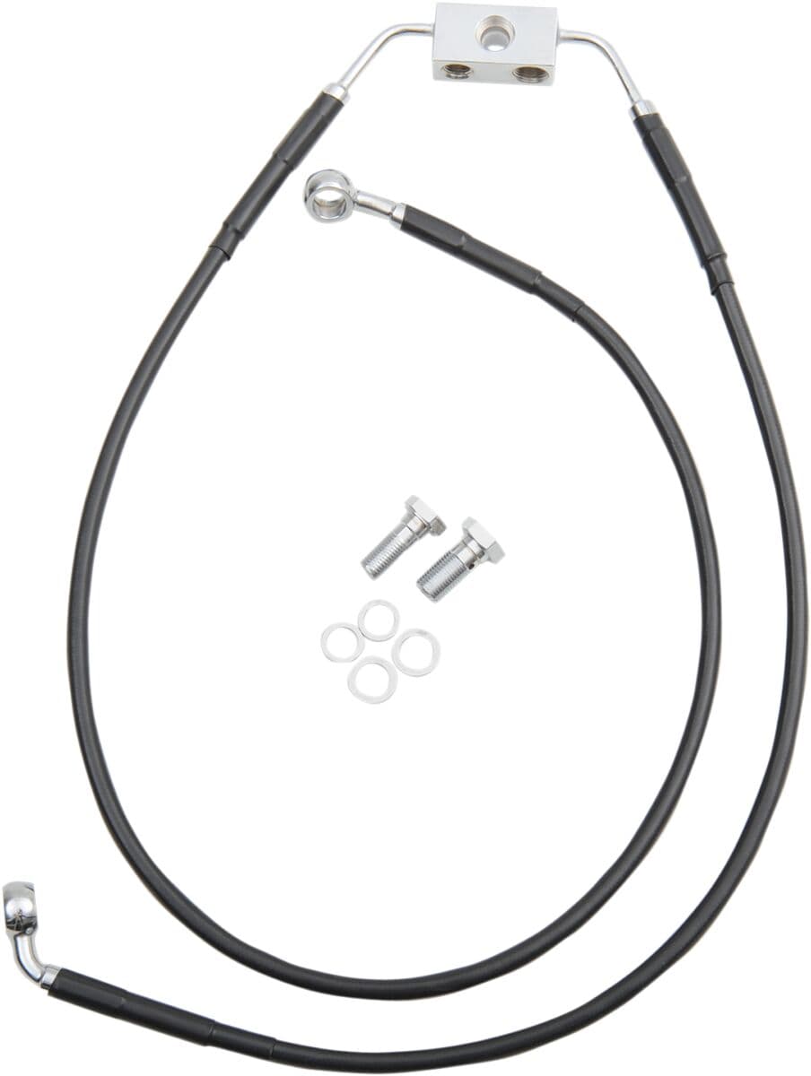 Extended Length Black Vinyl Brake Line Kit