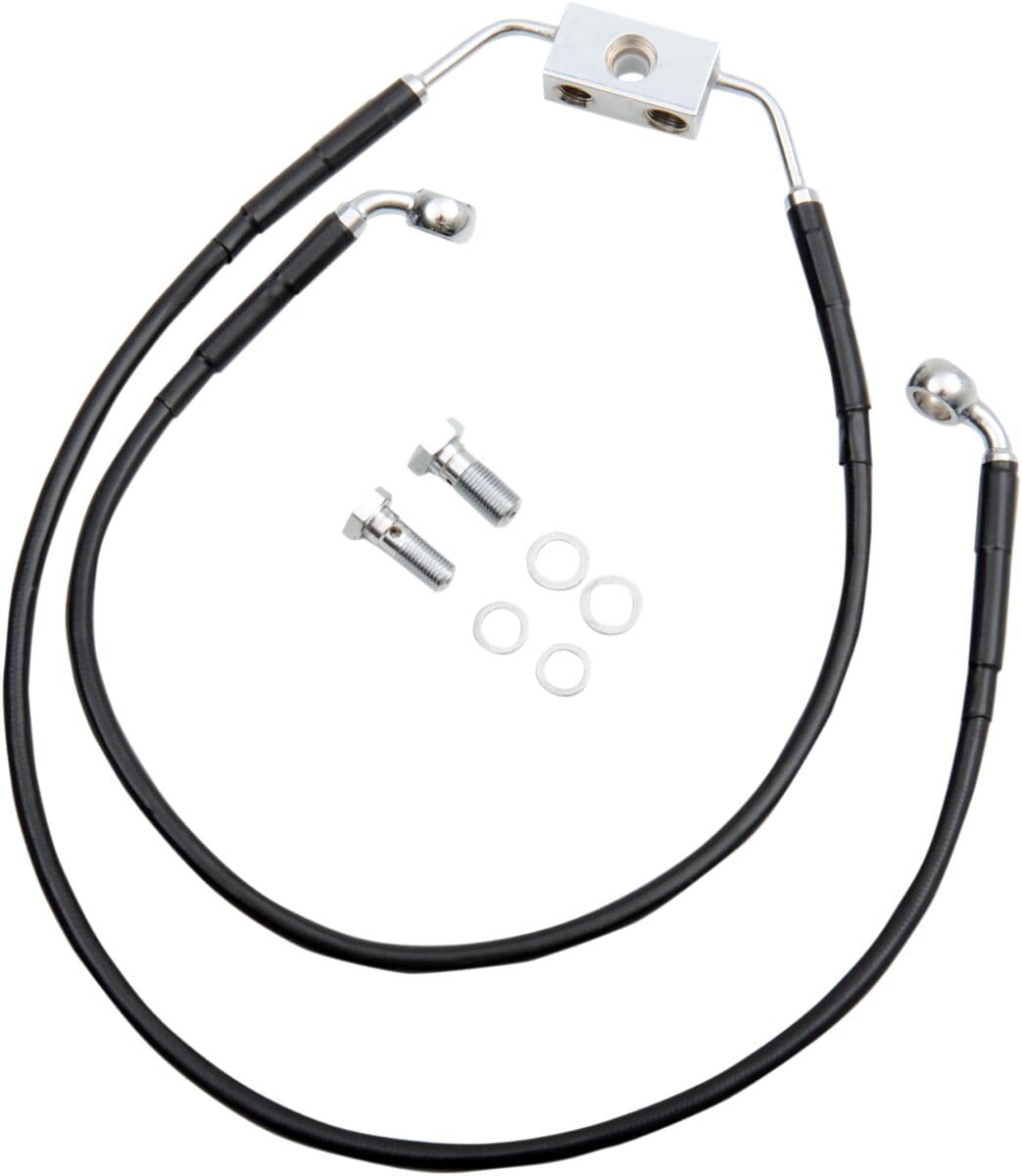 Extended Length Black Vinyl Brake Line Kit