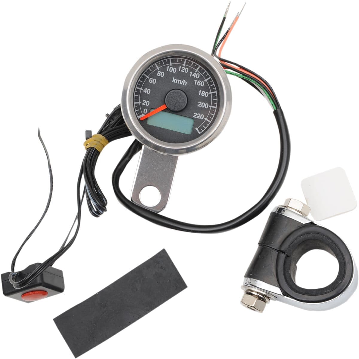 Programmable Mini Electronic Speedometer with Odometer/Tripmeter