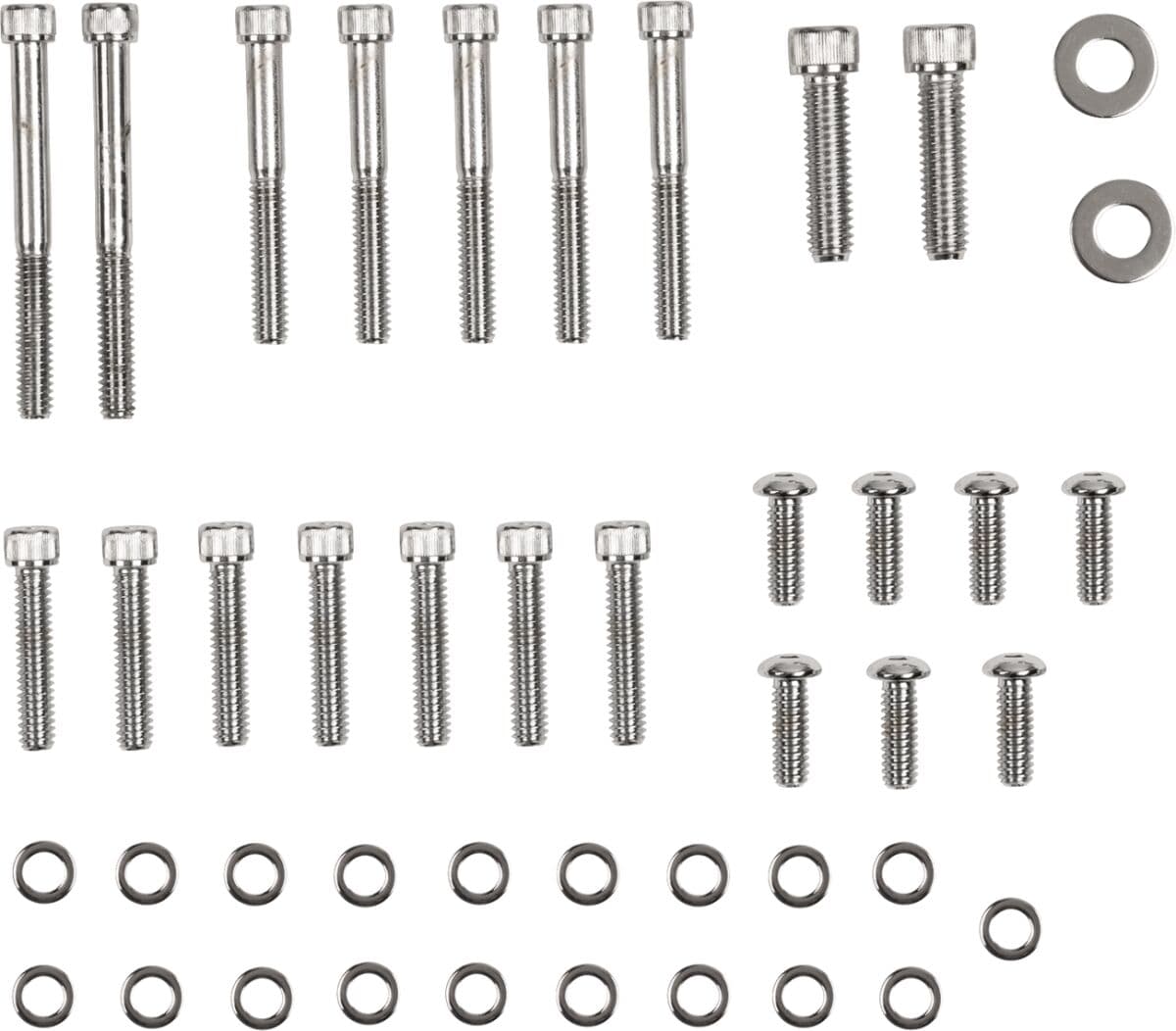 Inner and Outer Primary/Derby/Inspection Covers Bolt Set