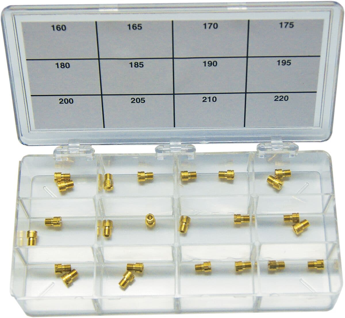 A-Bax Engineering Main Jets Assortment for Keihin CV Carburetor Kit