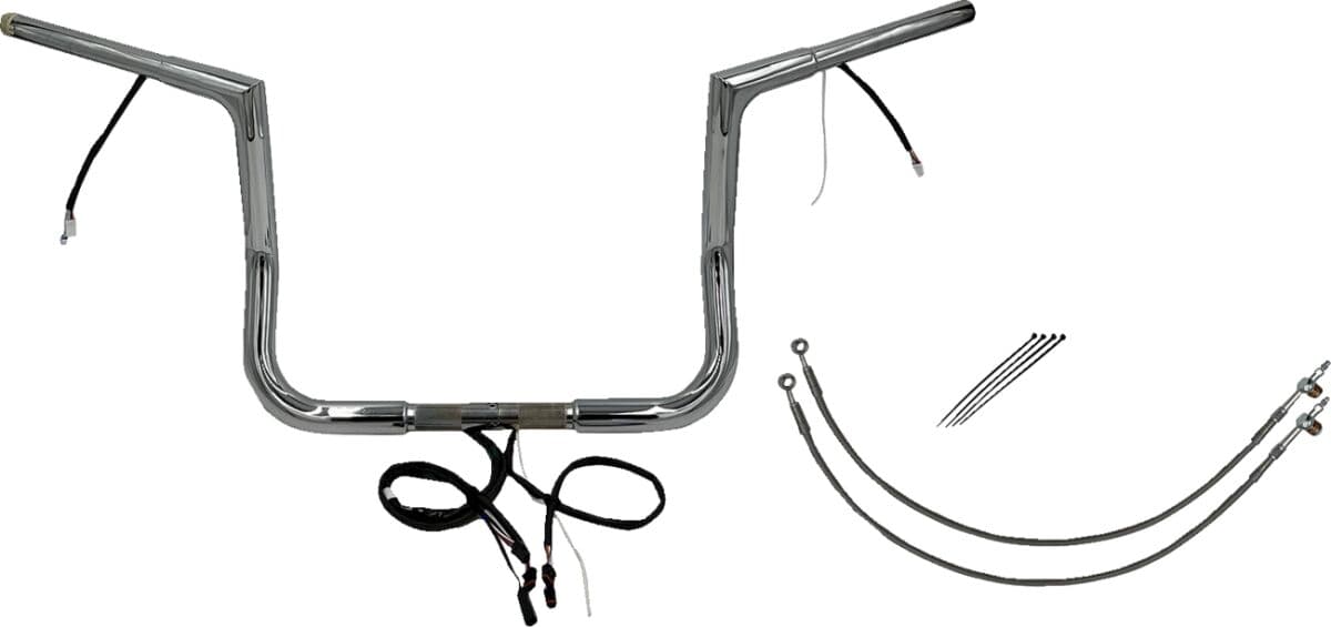 EZ Install Wired 1-1/4" Flat Top Handlebar Kit