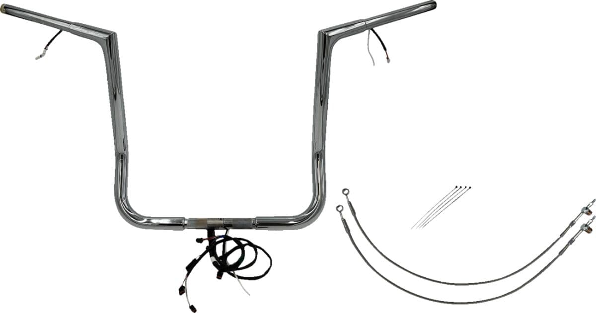EZ Install Wired 1-1/4" Flat Top Handlebar Kit