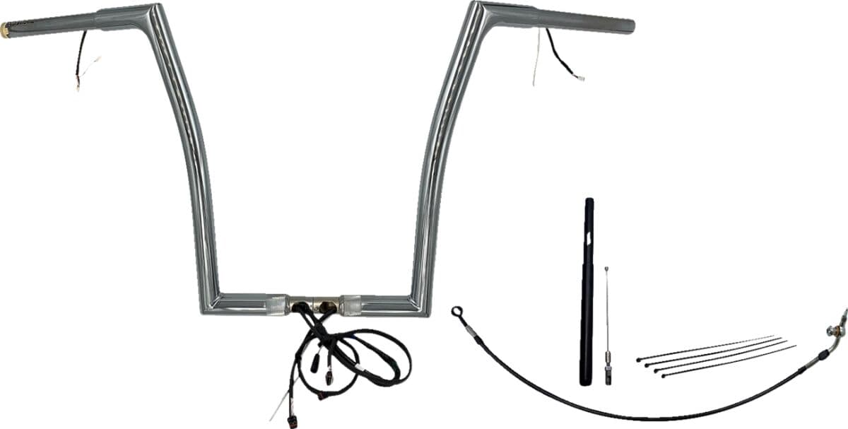 EZ Install Wired 1-1/4" Flat Top Handlebar Kit