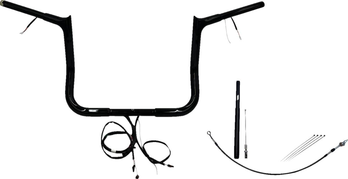 EZ Install Wired 1-1/4" Pointed Top Handlebar Kit