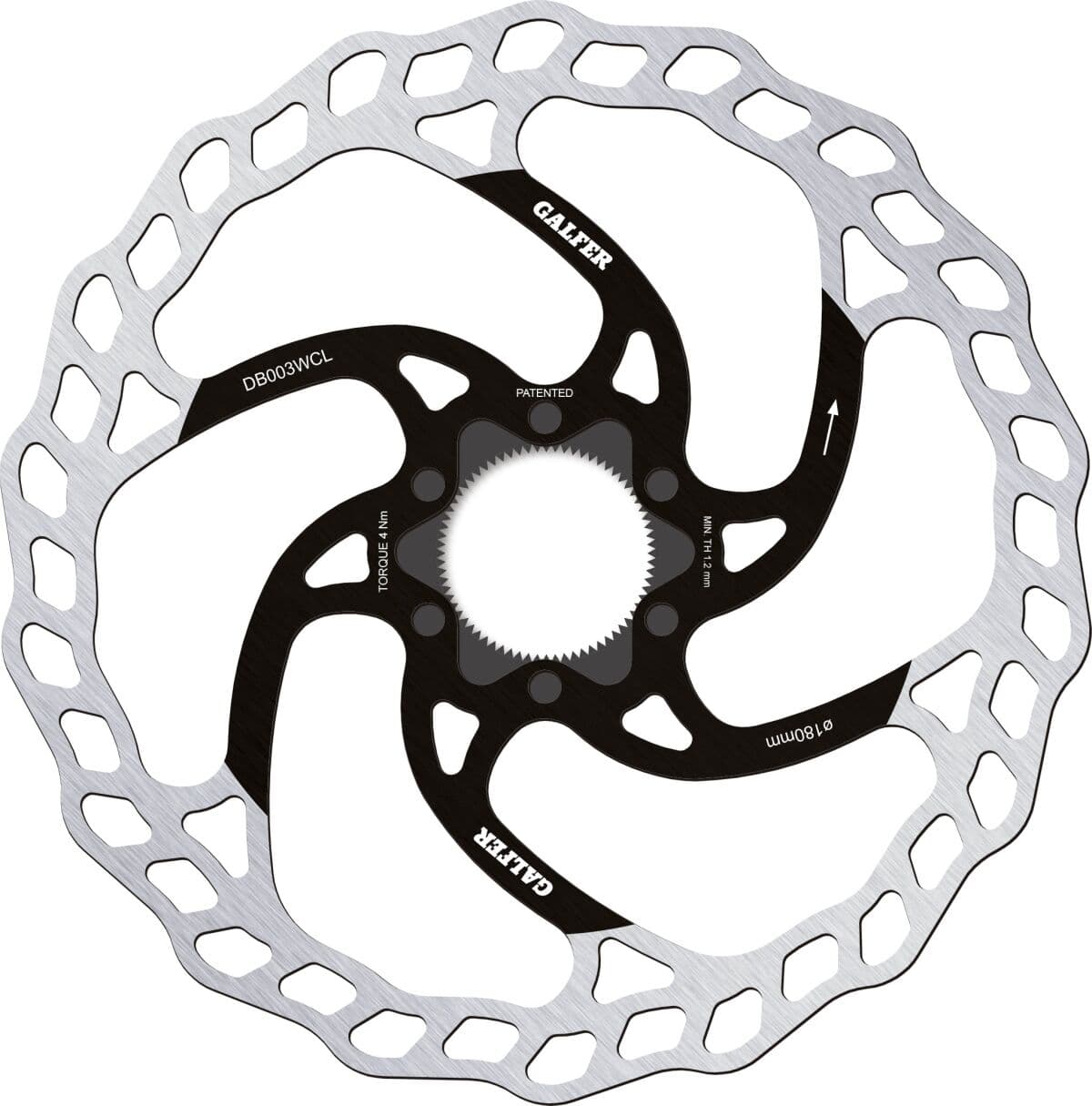 Fixed Disc Wave® Center-Lock