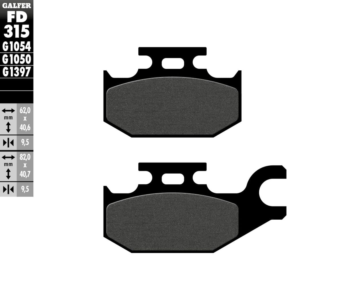 Semi-Metallic Brake Pads
