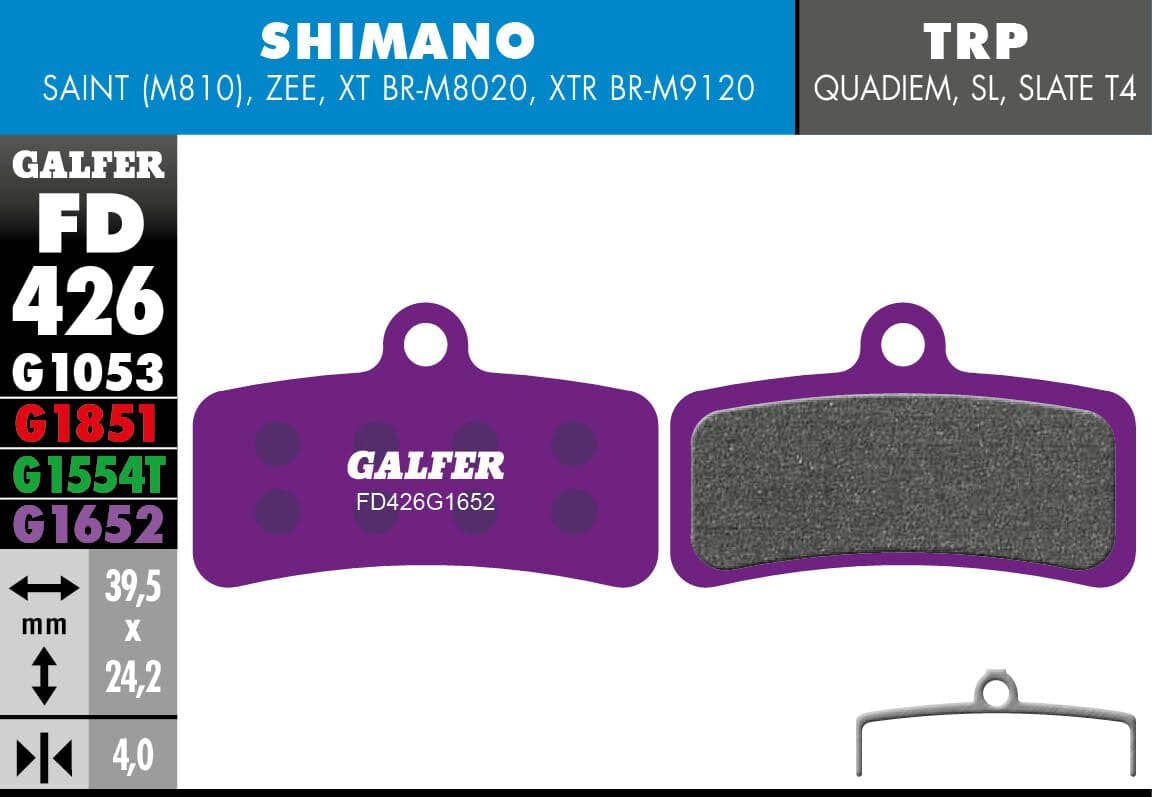 G1652 E-Bike Brake Pads