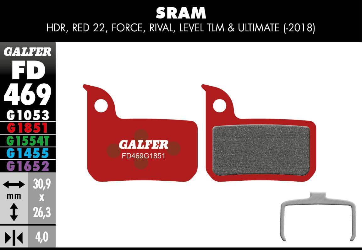 G1851 Advanced Brake Pads