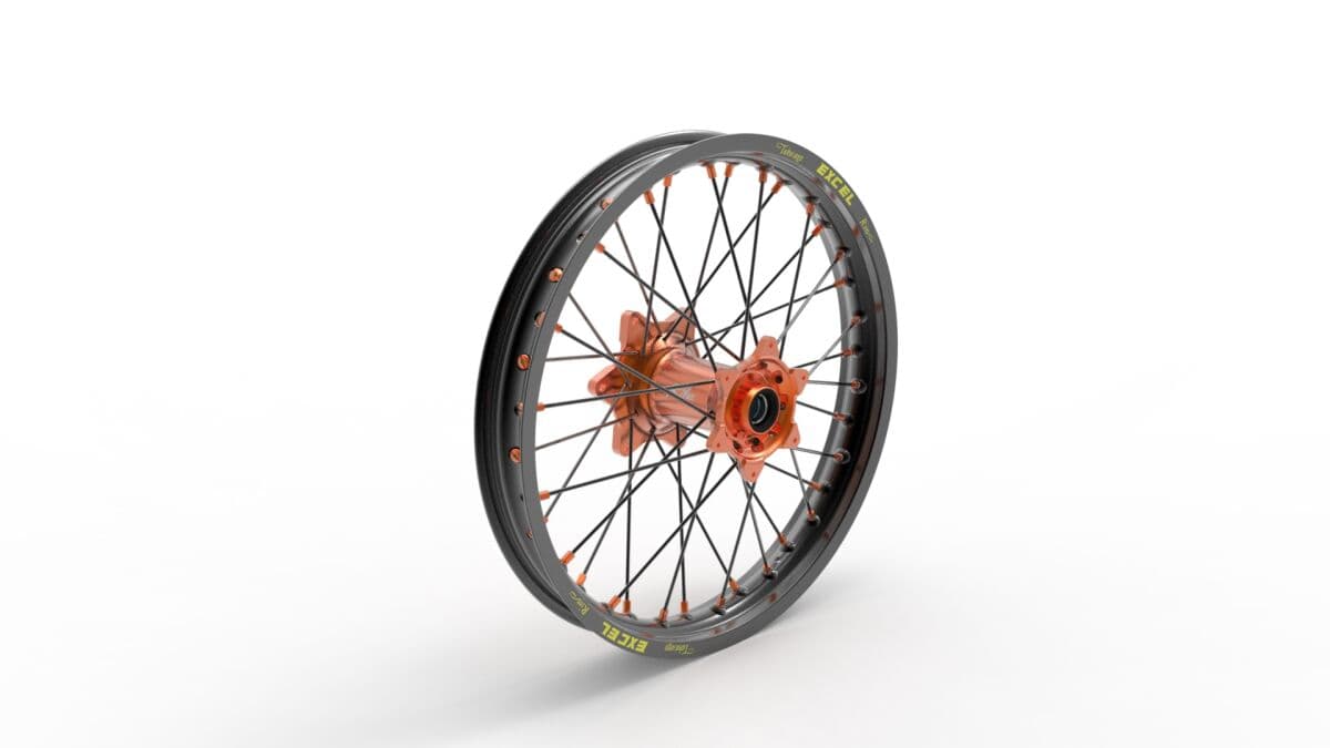 Elite MX-EN Wheel, black spokes