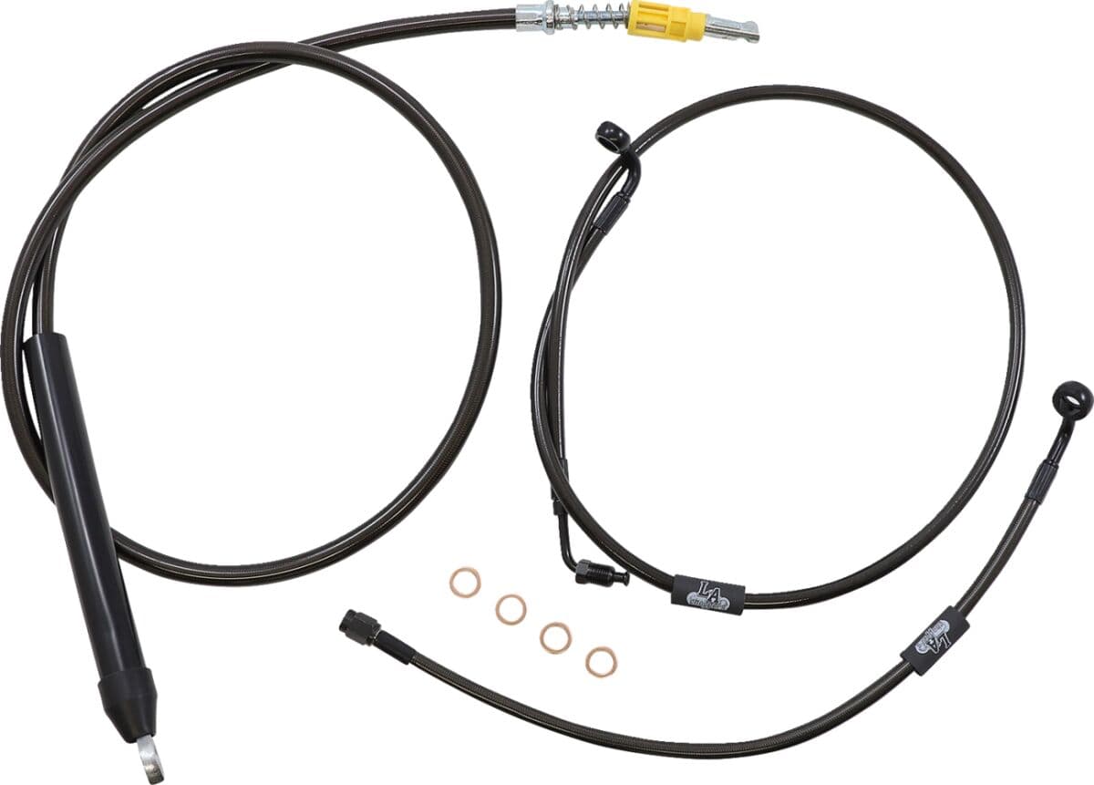 Standard Midnight Braided Handlebar Cable/Brake Line Kit