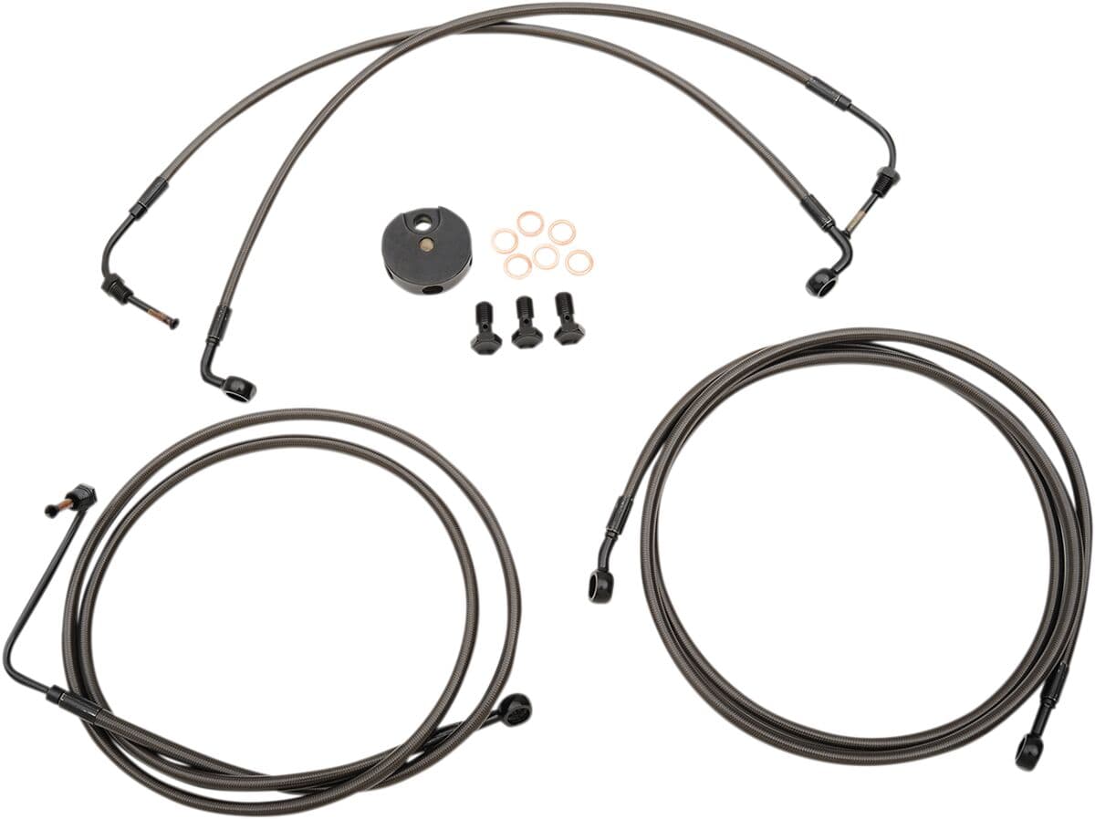 Midnight Braided Brake Line Kit