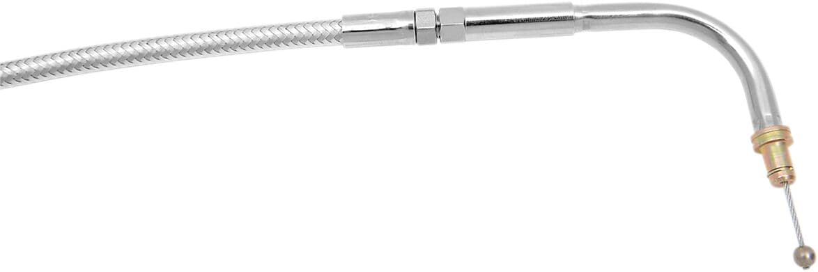 Polished Stainless Steel Braided Throttle/Idle Cable
