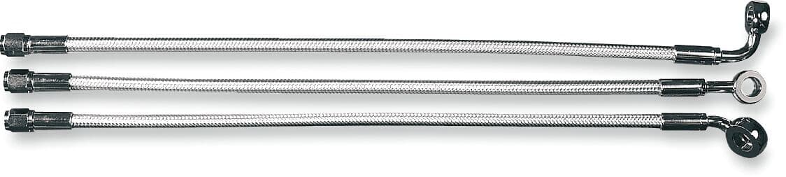Designer Series Braided Non-ABS Front Brake Line Kit