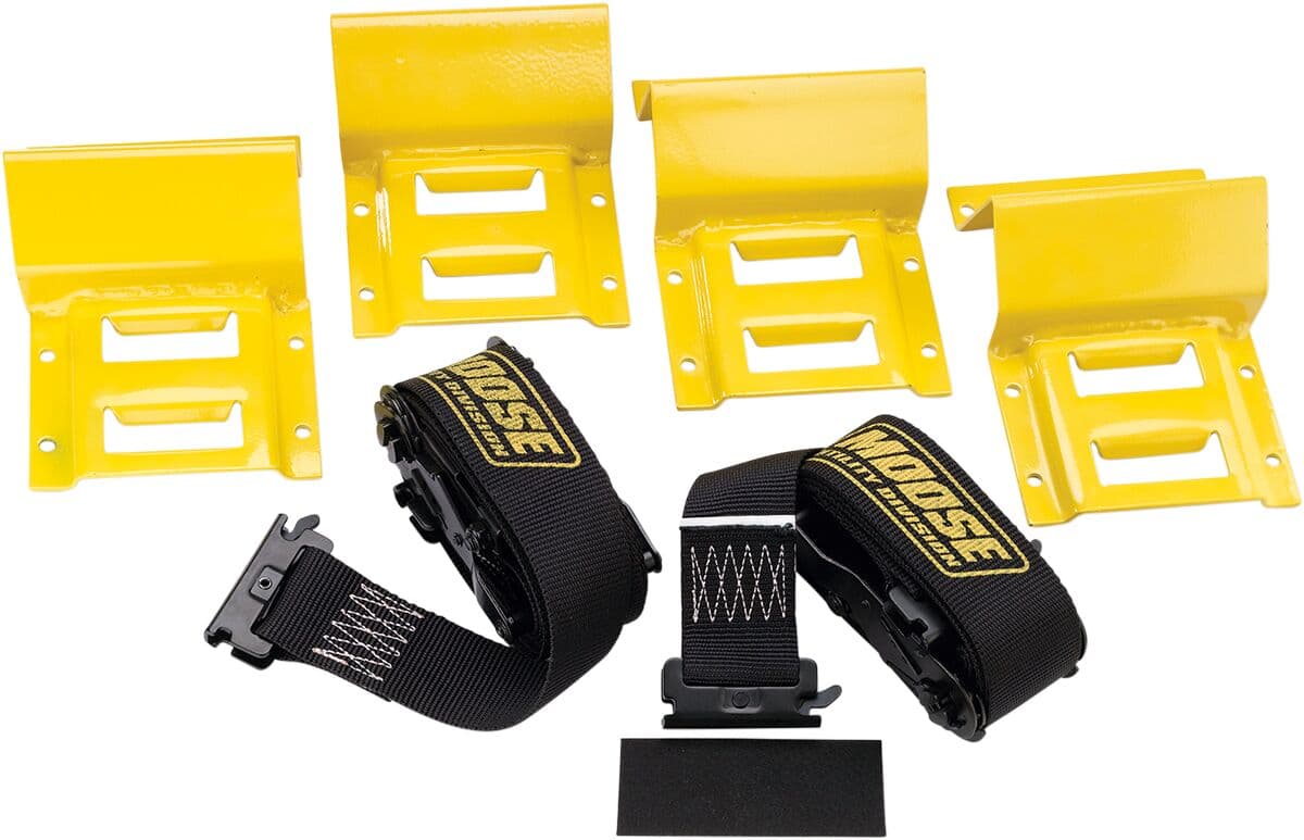 Wheel Chock and Tie-Down Strap Kit