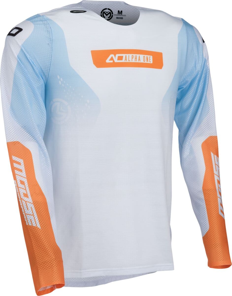 Alpha One Jersey Blue| Orange| White