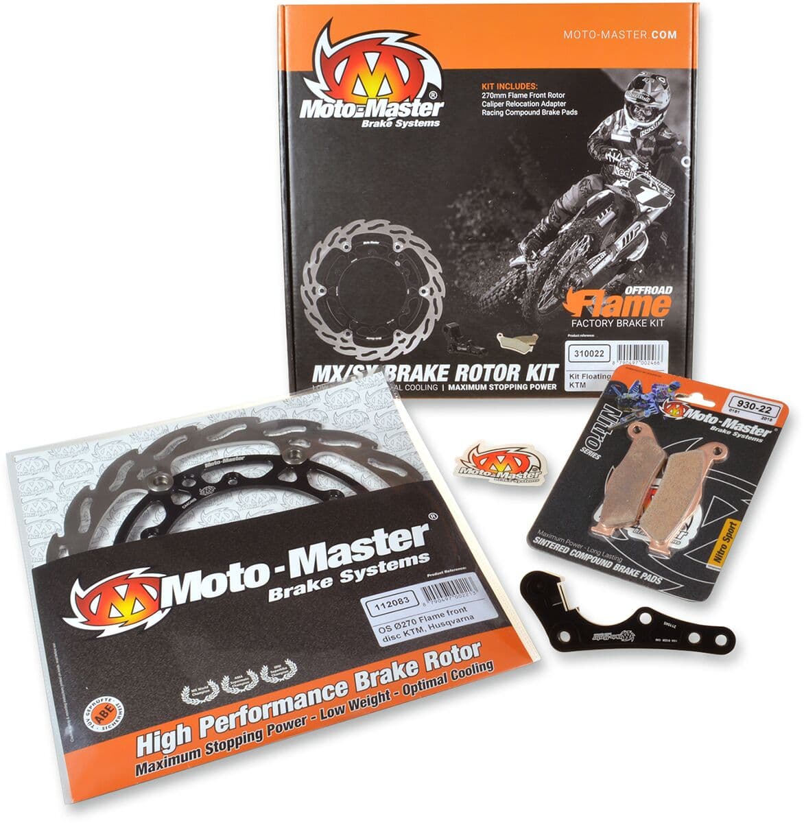 270mm Flame Oversize Floating Rotor Brake Kit
