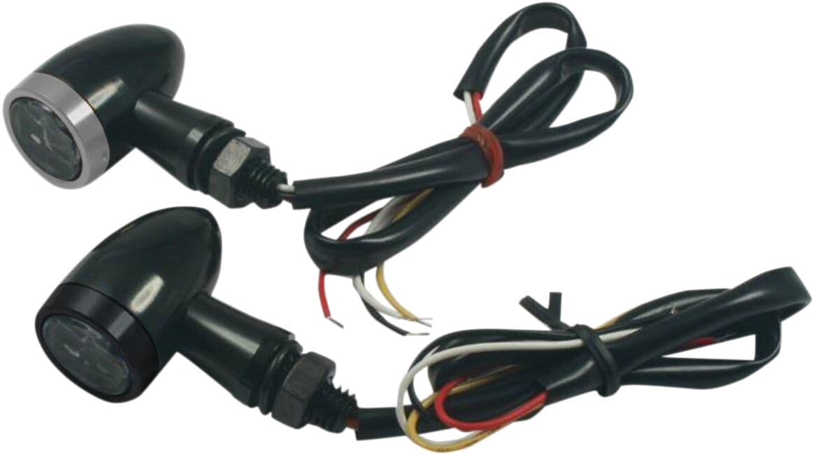LED Bullet Turn Signal Lights with Rings