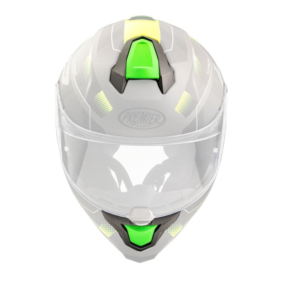 Kit ventilație cască Hyper verde