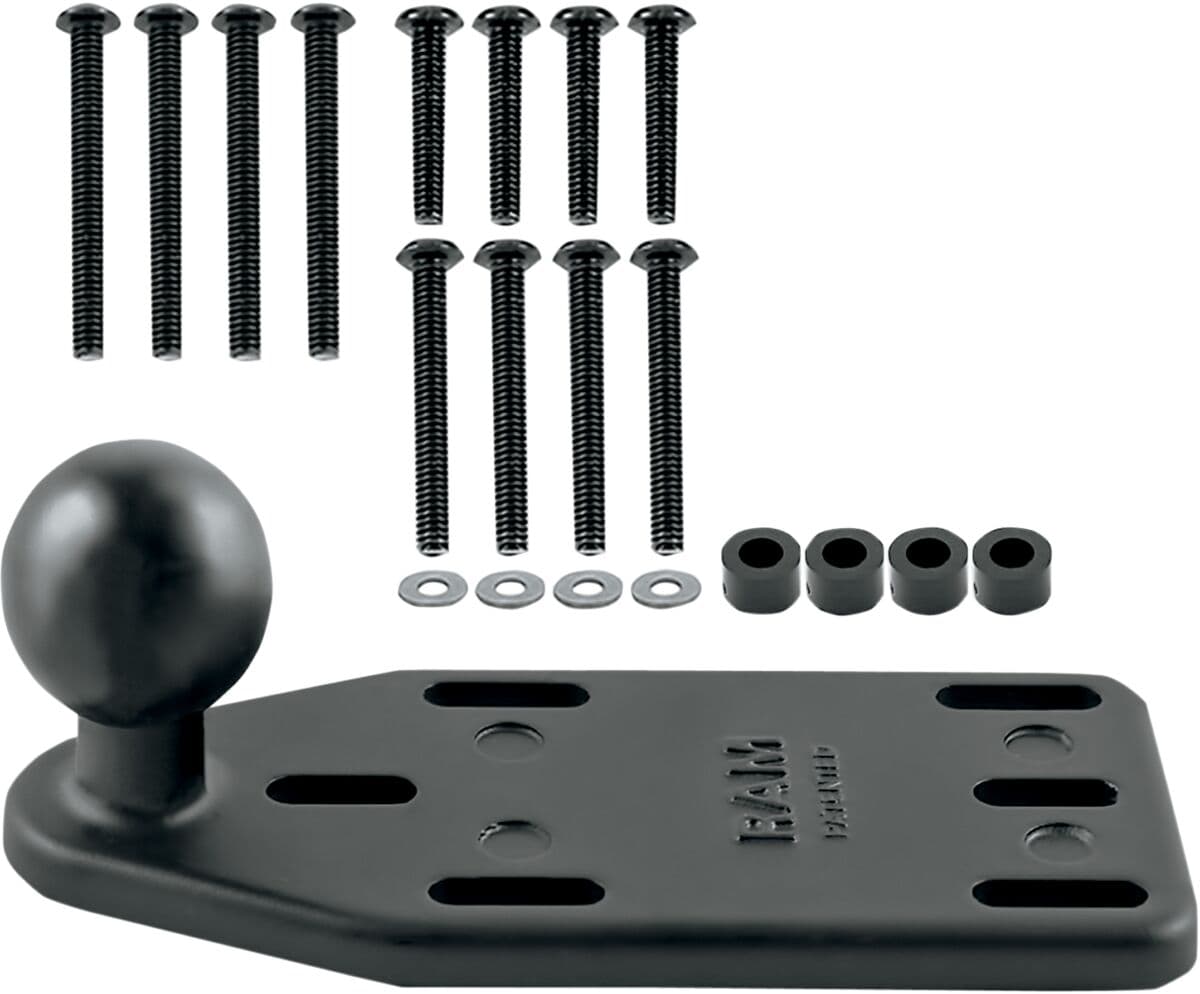 Brake/Clutch Reservoir Cover Mount Base with 1" Ball