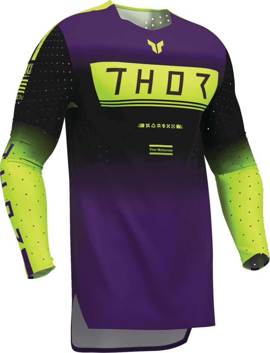 Sportmode Geo Jersey Black| Purple| Yellow