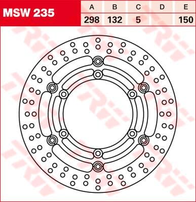 Round Floating Brake Rotor