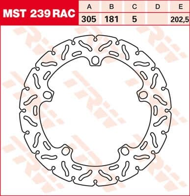 Contoured Fixed Brake Rotor