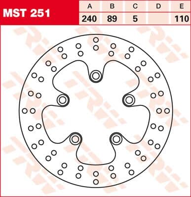 Round Fixed Brake Rotor 220-250mm